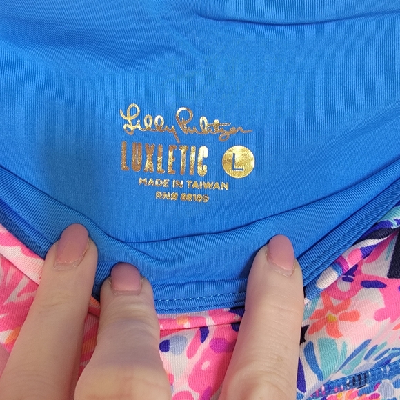 NWT Lilly Pulitzer weekender high rise midi high tide NA in turtle amazement L - Picture 6 of 8